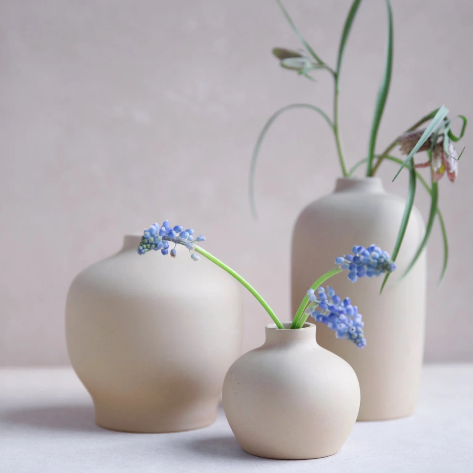 Ceramic Blossom Bud Vase Short Wide Tall 2048x